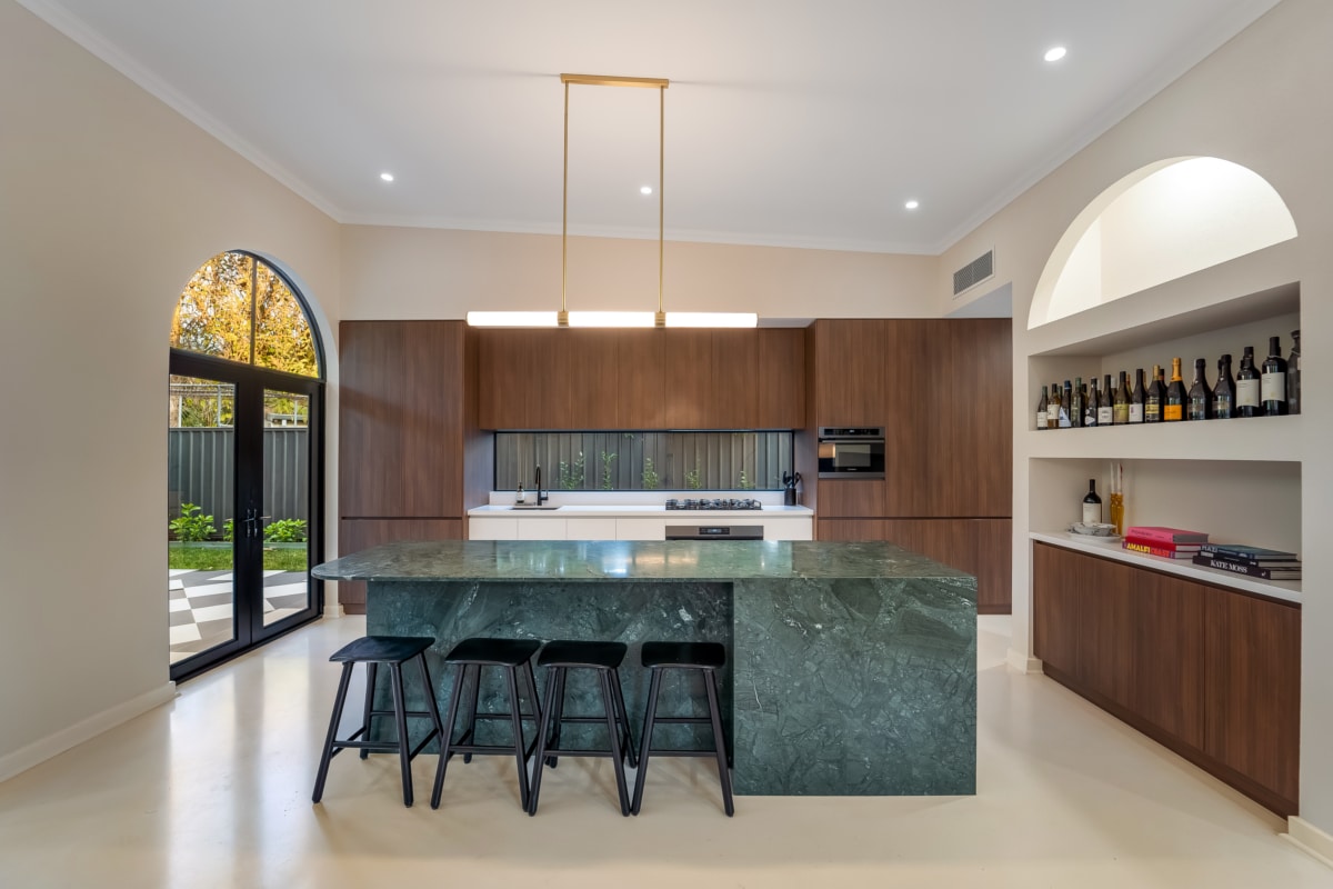 White Polished Concrete Overlay Flooring